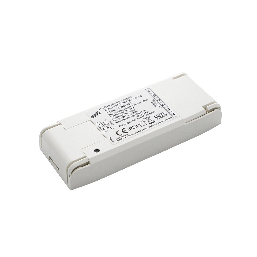 Nobile Steuergerät 9109011023 Typ LED PWM-5 Steuergerät 12V/24V 8A RF/BT