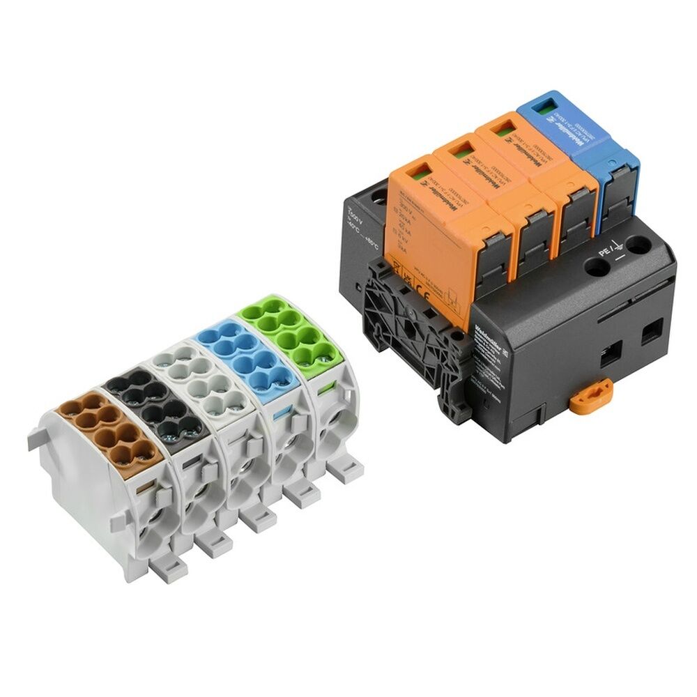Weidmüller Mehrstock Reihenklemme 8000122108 Typ TR BD WPD OVP2 W/O TS