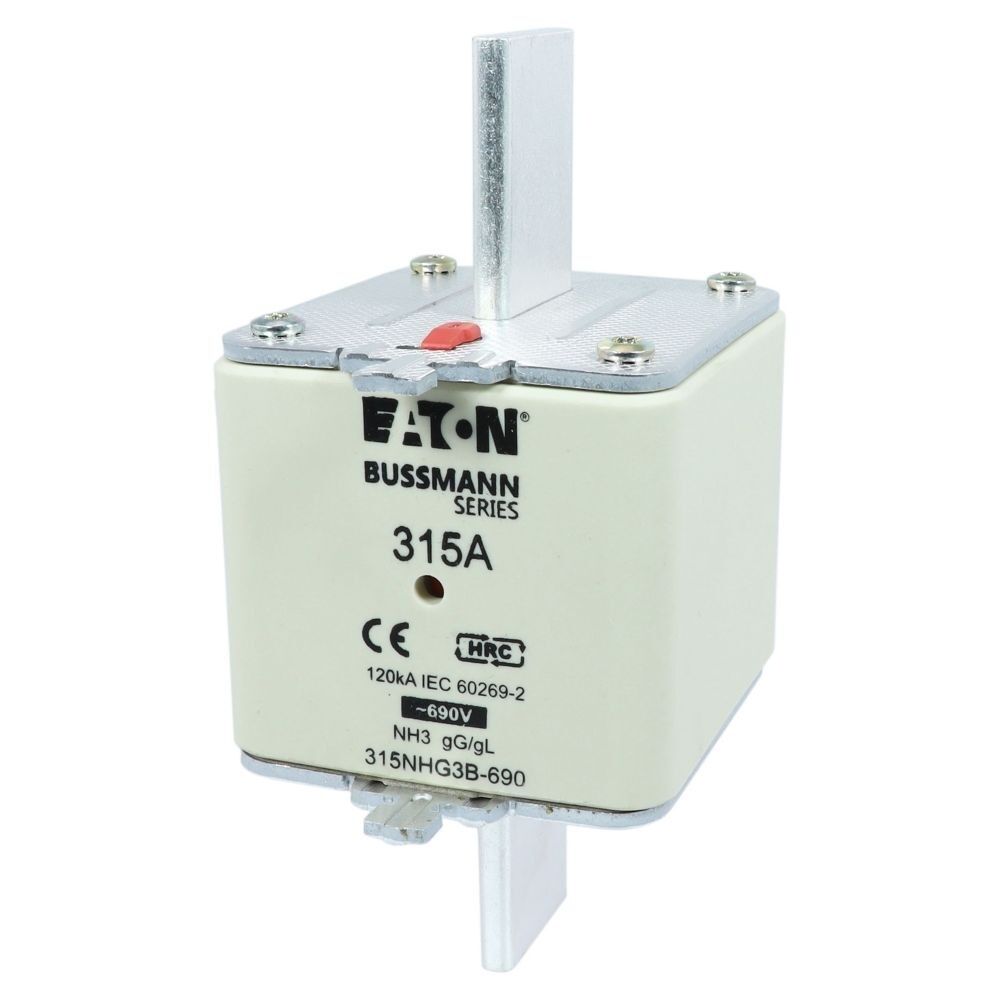 Eaton Sicherungseinsatz 315NHG3B-690 Typ NH FUSE 315AMP 690V gG SIZE 3 DUAL IND