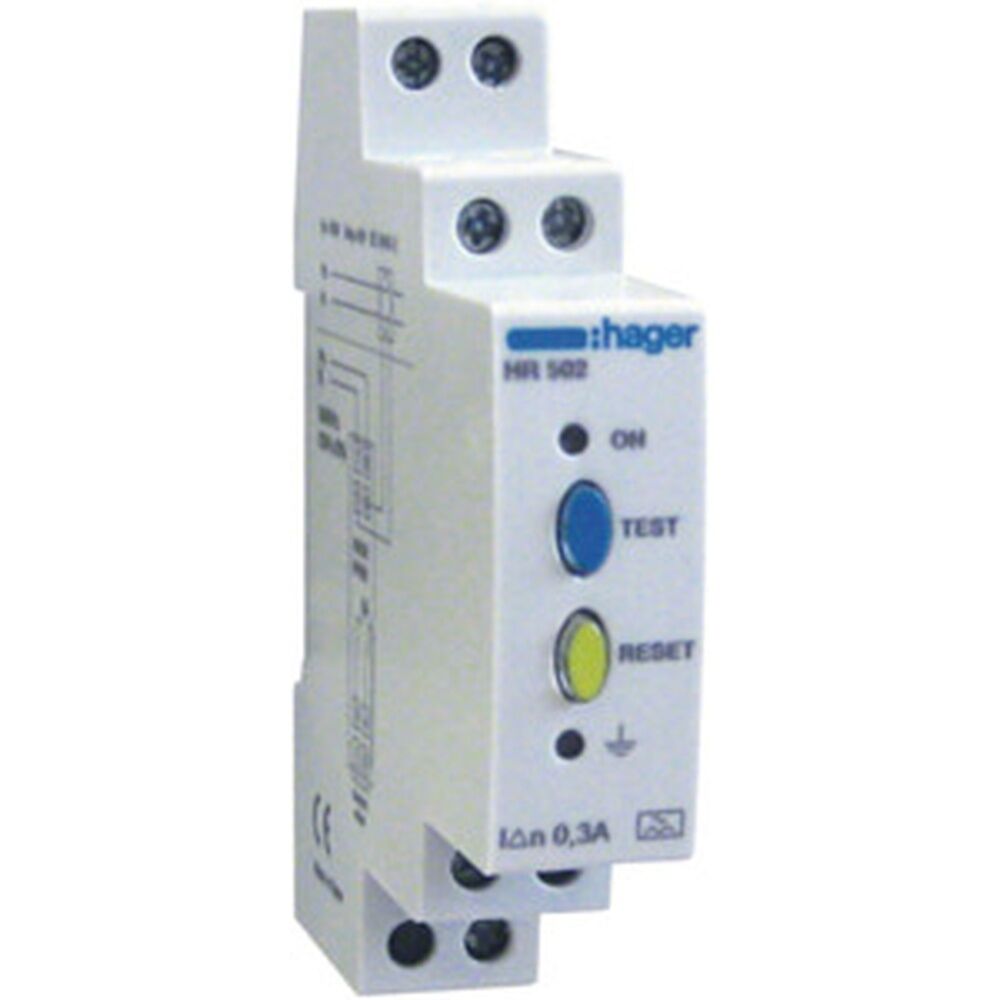Hager Fehlerstromschutzrelais HR502