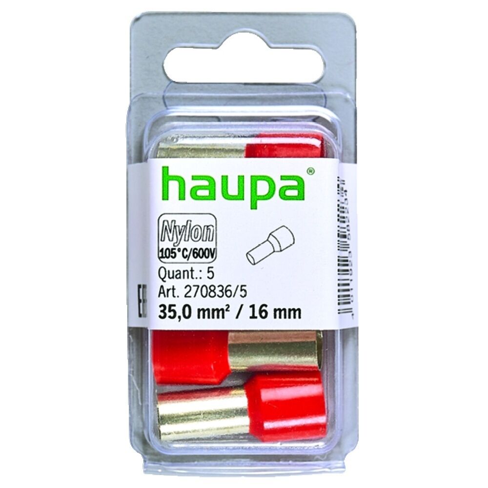 Haupa isolierte Aderendhülse 270836/5