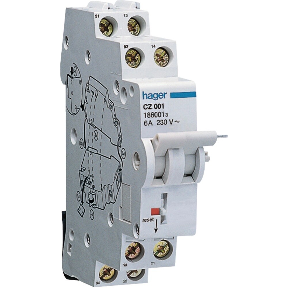 Hager Kontakt für FI-Schalter CZ001