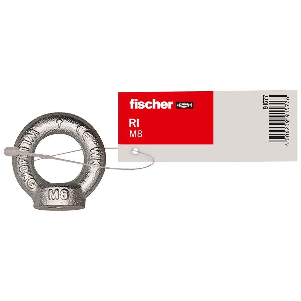 Fischer Ringmutter 091577 Typ RI M 8 E