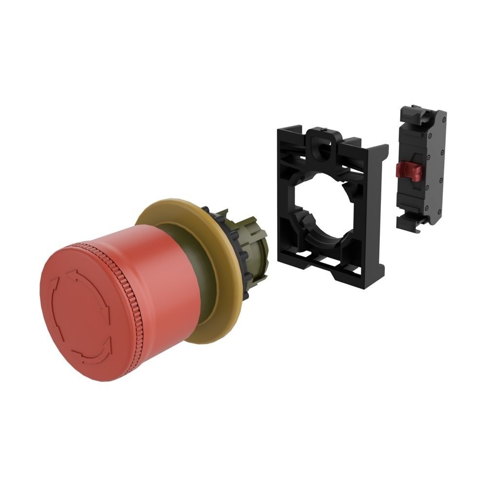 Eaton NOT HALT NOT AUS Taste EP-401513 Typ M22-PVT30-FK01-BVP