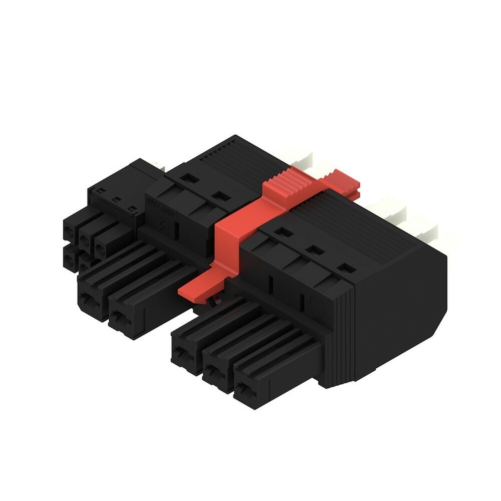 Weidmüller Hybridsteckverbinder 2549520000 Typ BVFL 7.62HP/05/180MF4 BCF/06R SN BK BX
