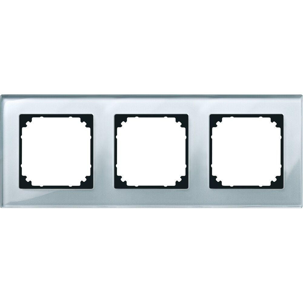 Merten Echtglasrahmen 3fach 489360