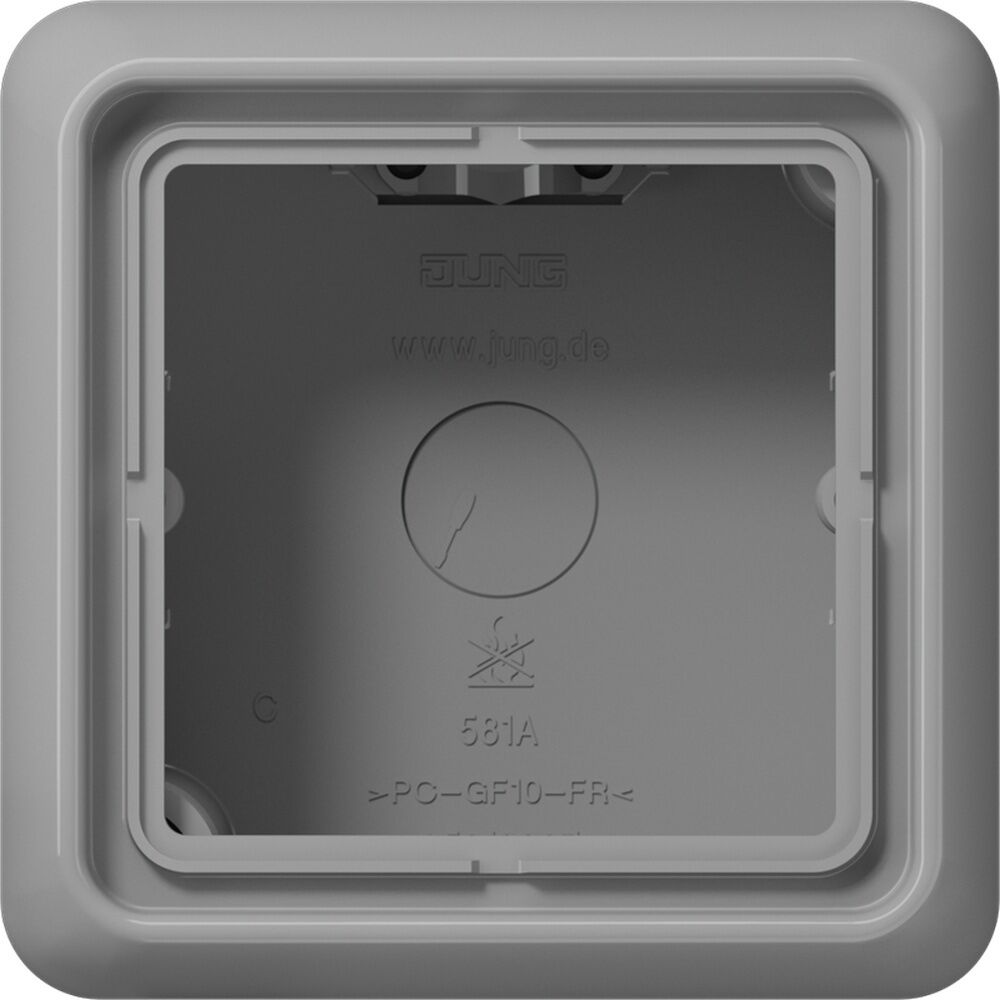 Jung Aufputz Kappe CD 581 A GR 