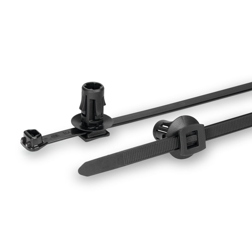 Hellermann Tyton Kabelbinder 156-02672 Typ X120RPF12T6or8-PA66HS/PA66HIRHS-BK (200)