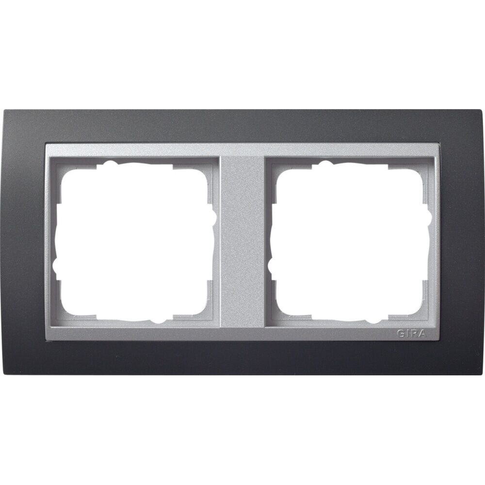 Gira Abdeckrahmen 2fach 021281 