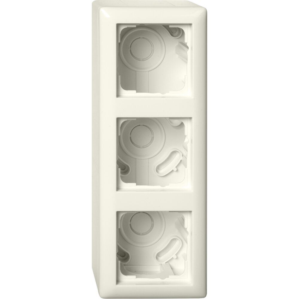 Gira AP Gehäuse 3fach u. Rahmen 106301 