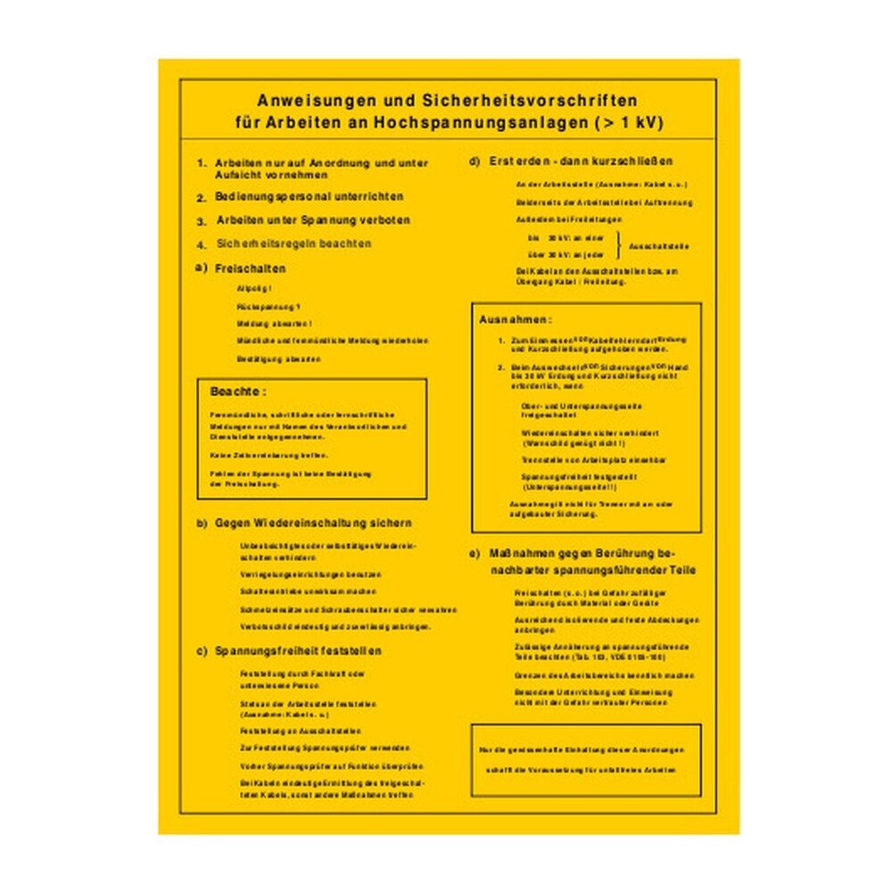 Cimco Sicherheitsaushang 182758