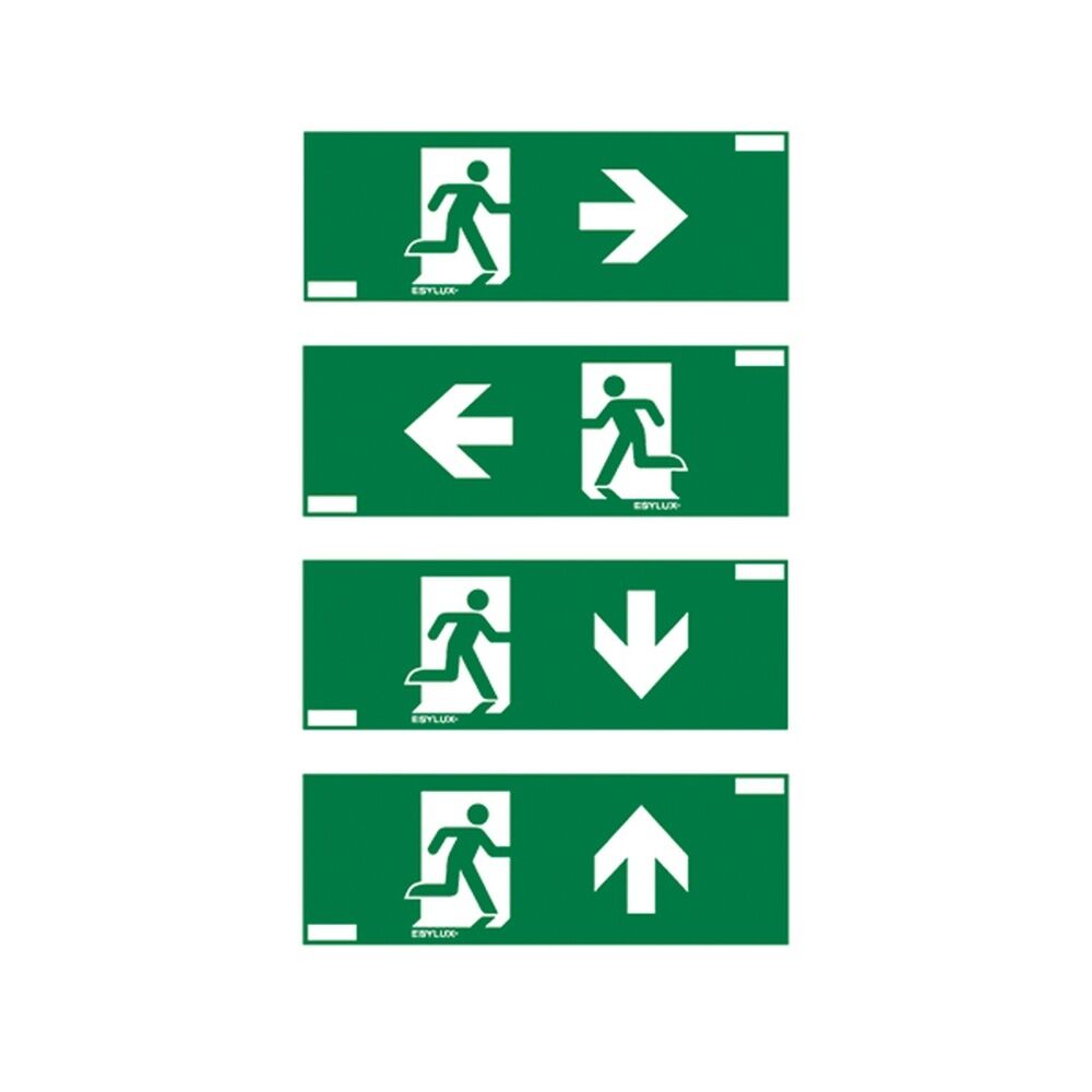 ESYLUX Piktogramm Satz EN10077500 Typ SLX 24 Flat Piktogramm-Satz 1 (Ersatz) 