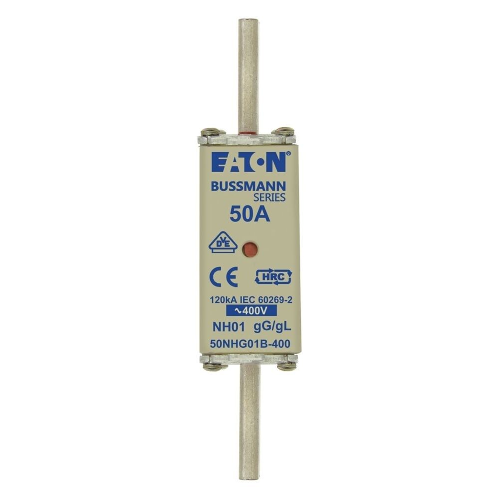 Eaton Sicherungseinsatz 50NHG01B-400 Typ BUSSMANN 50A 400V GG 01 50NHG01B-400