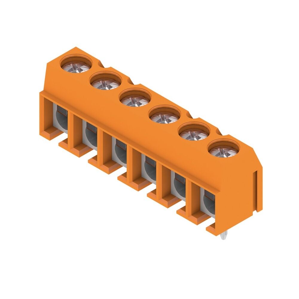 Weidmüller Leiterplattenklemme 1234580000 Typ PM 5.08/06/90 3.5SN OR BX