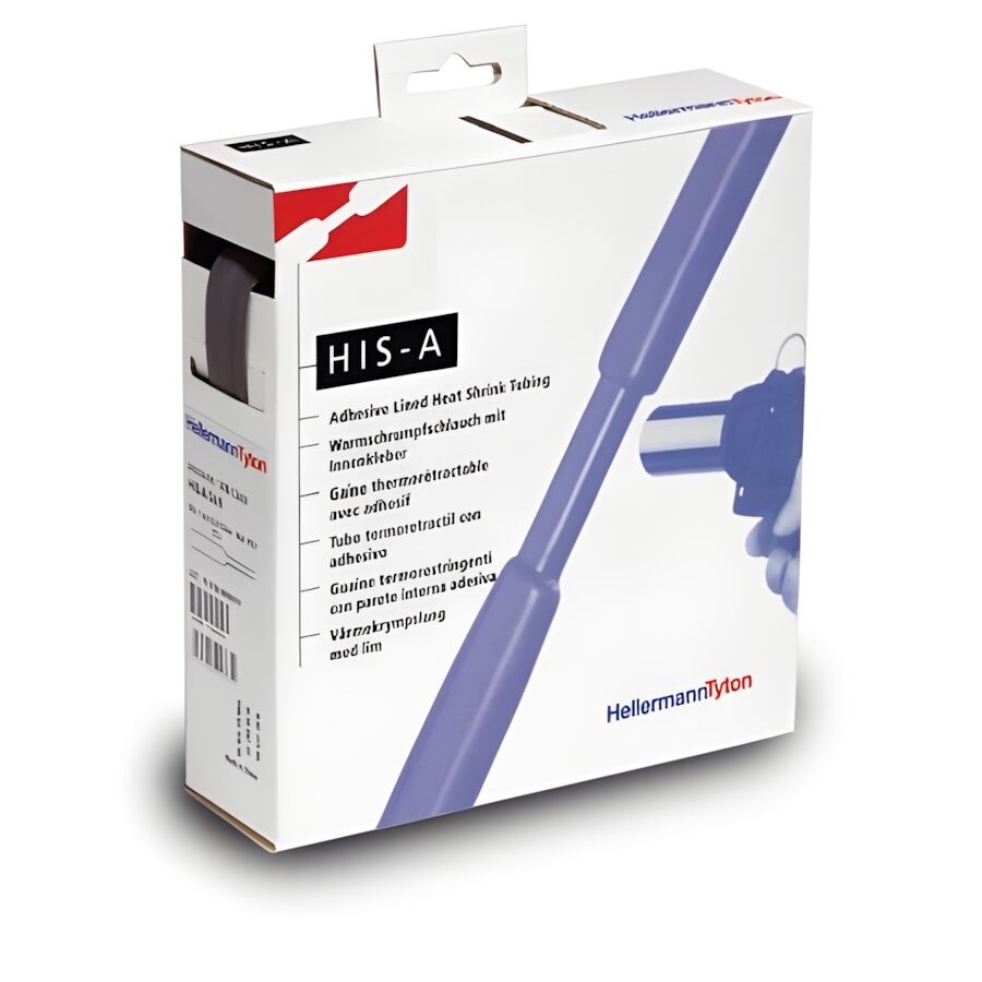 Hellermann Warmschrumpfschlauch 308-10900 Typ HIS-A-9/3 PO-X BK 5