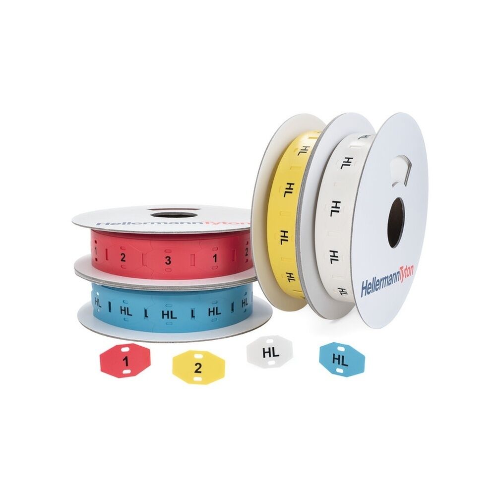 Hellermann Tyton Kennzeichnungsschilder 556-80581 Typ TAGPU20x30-2R2-PUR-BU (1000)