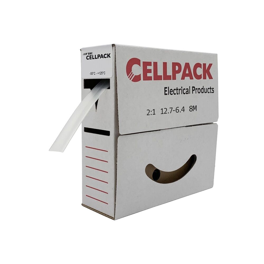 Cellpack Warmschrumpfschlauch 127075 Typ SB/12.7-6.4/TC/8m