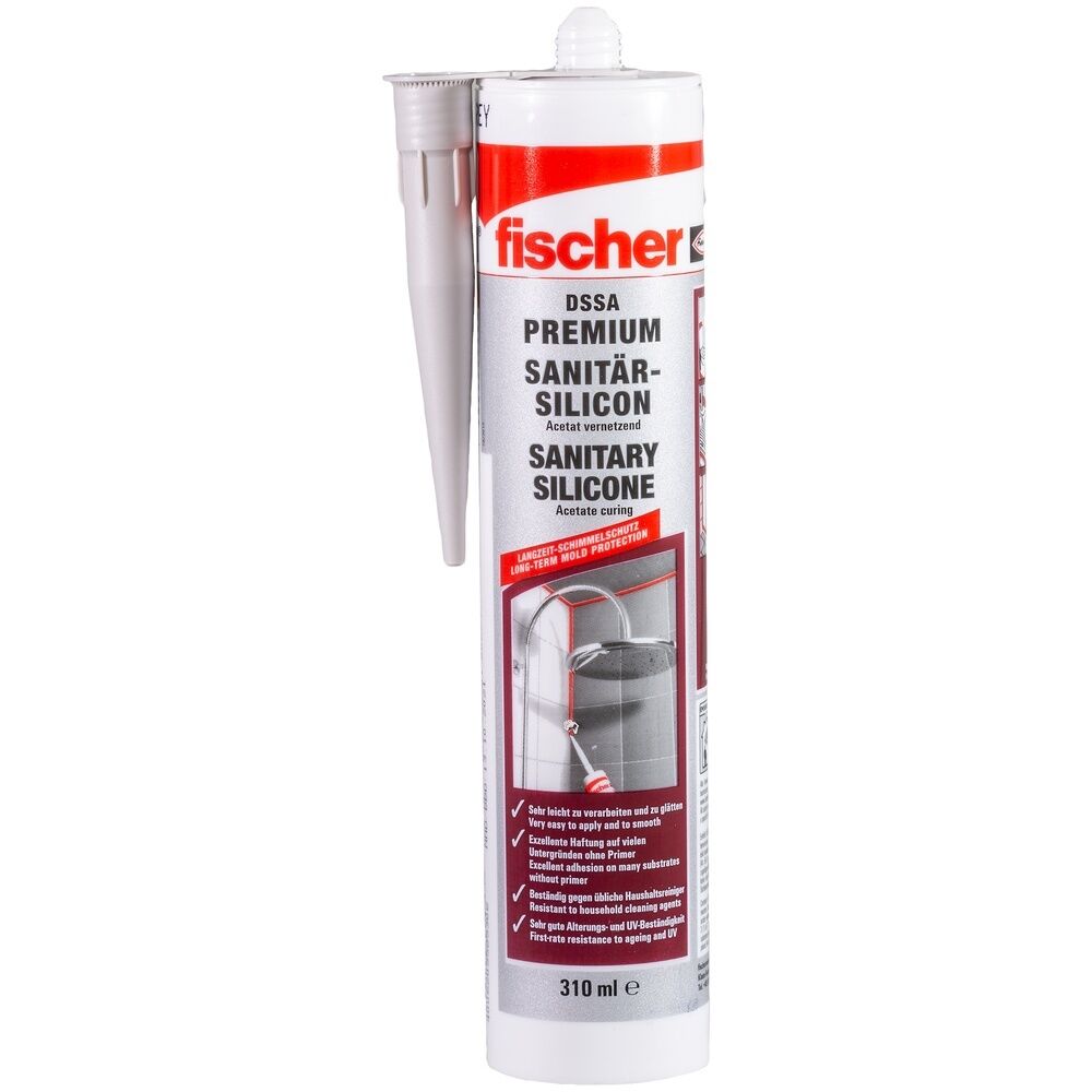 Fischer Sanitärsilicon 058530 Typ fischer DSSA SIG SAN.SIL310 D/GB 