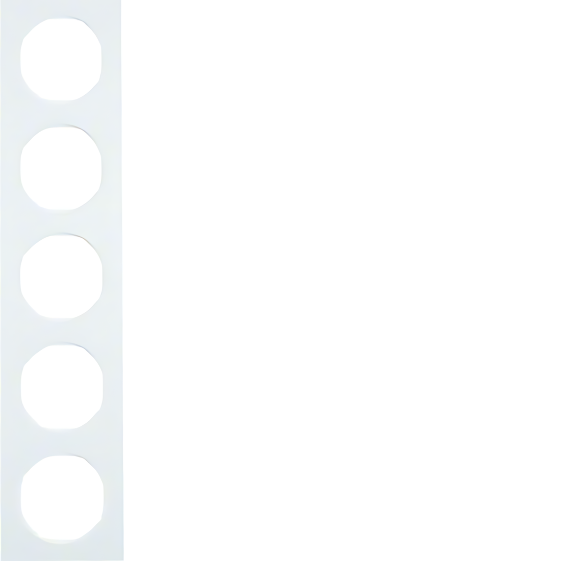 Berker 5fach Rahmen 10152289