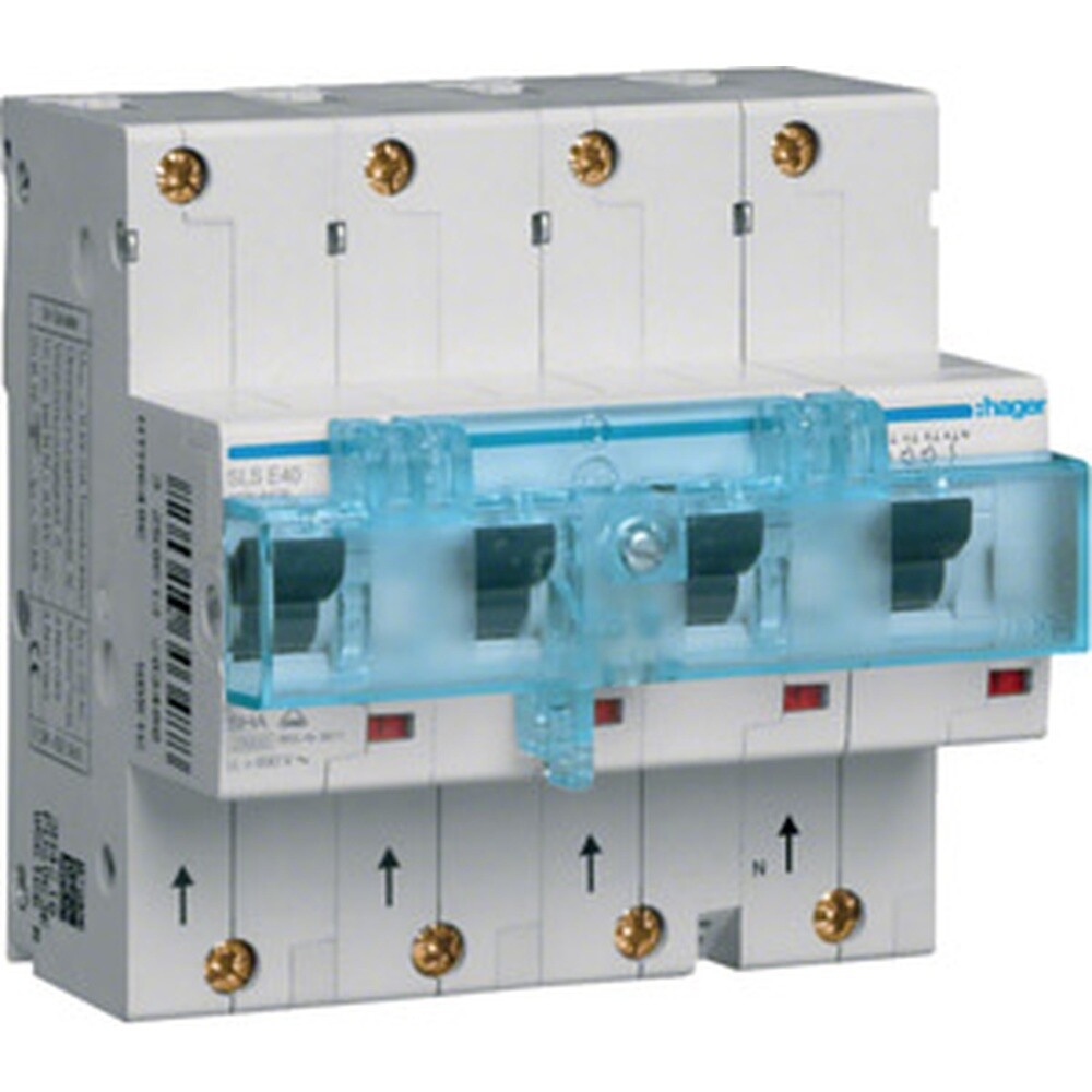 HAGER SLS-Schalter 3P Cs-40A Sammelschiene QC | Selektive Hauptleitungsschutzschalter (SLS HAGER SLS-Schalter 3P Cs-40A Sammelschiene QC | Selektive Hauptleitungsschutzschalter (SLS