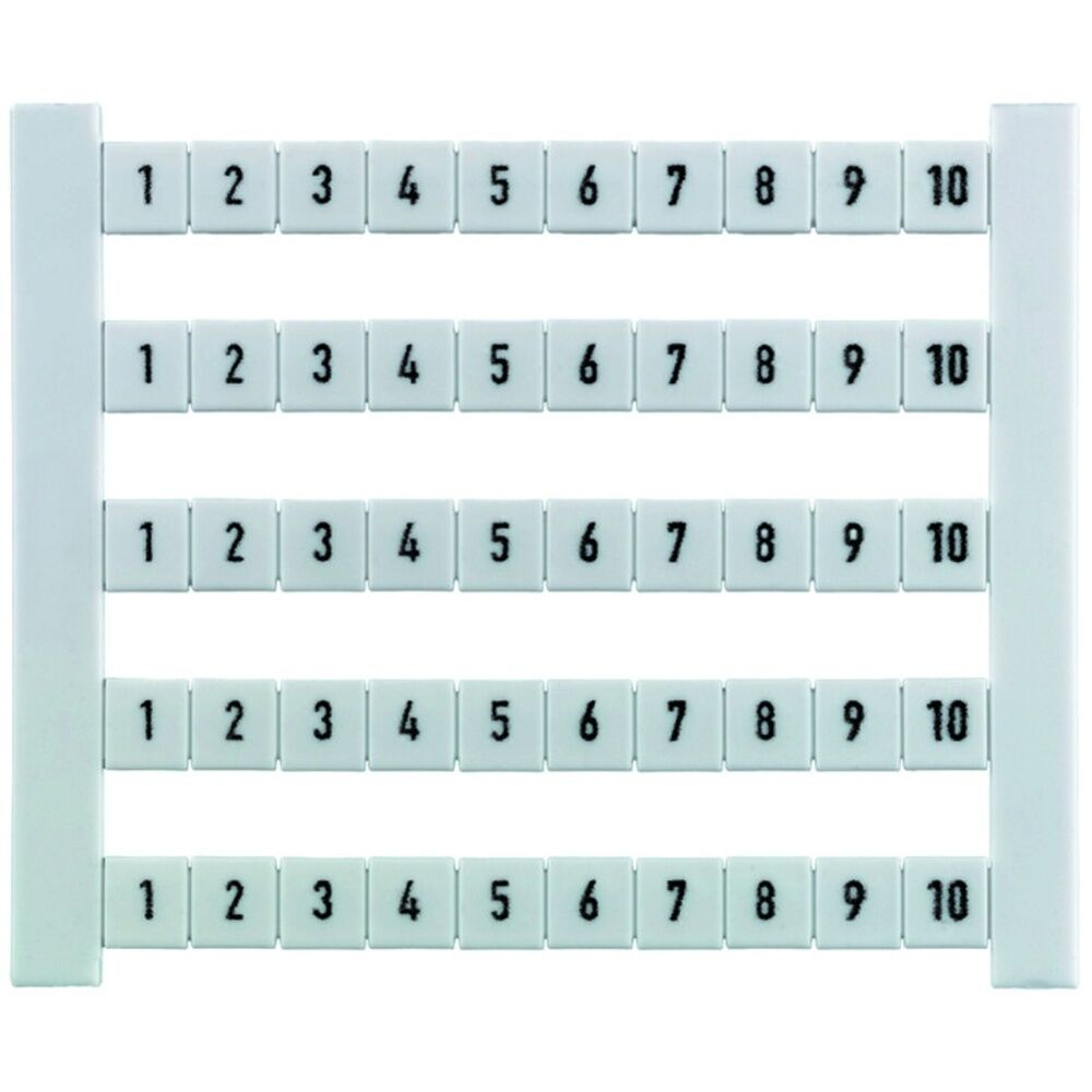 Weidmüller Klemmenmarkierung 0133360001 Typ DEK 6 FSZ 1-10