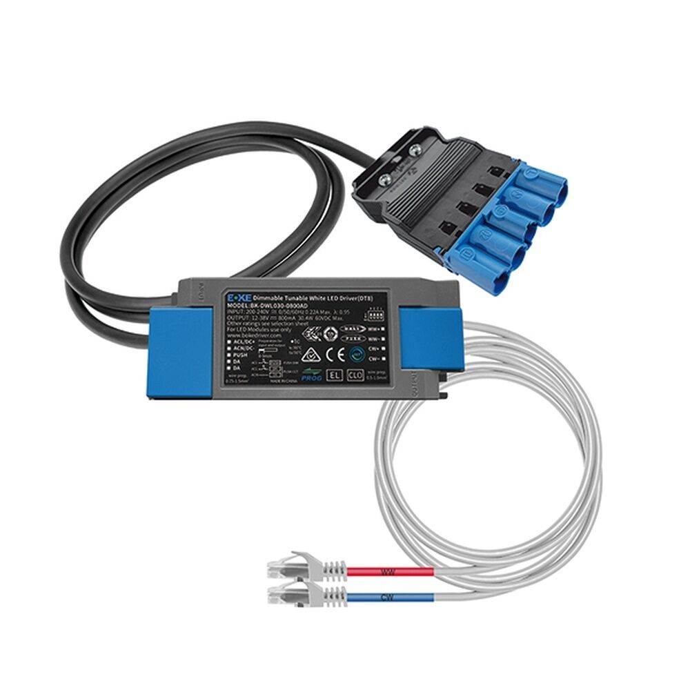 ESYLUX Betriebsgerät EQ10127823 Typ DRIVER-SET TW 32W 700mA RJ45 WIELAND GST DALI2 DT8