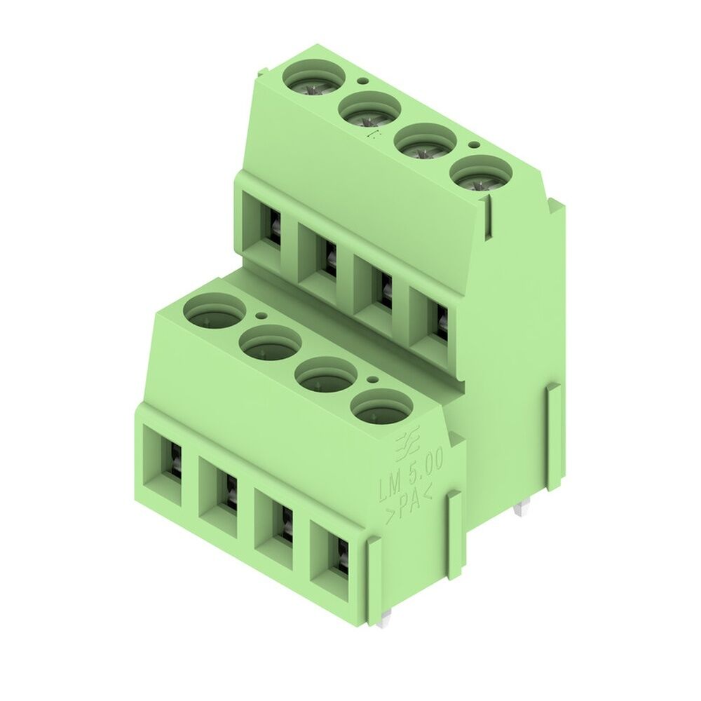 Weidmüller Leiterplattenklemme 1916030000 Typ LM2N 5.08/08/90 3.5SN GN BX