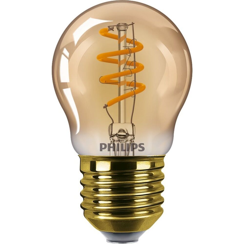 Signify Philips LED Lampe 31607200 Typ MAS VLE LEDBulbD 2.6-15W E27 GOLDP45SP G