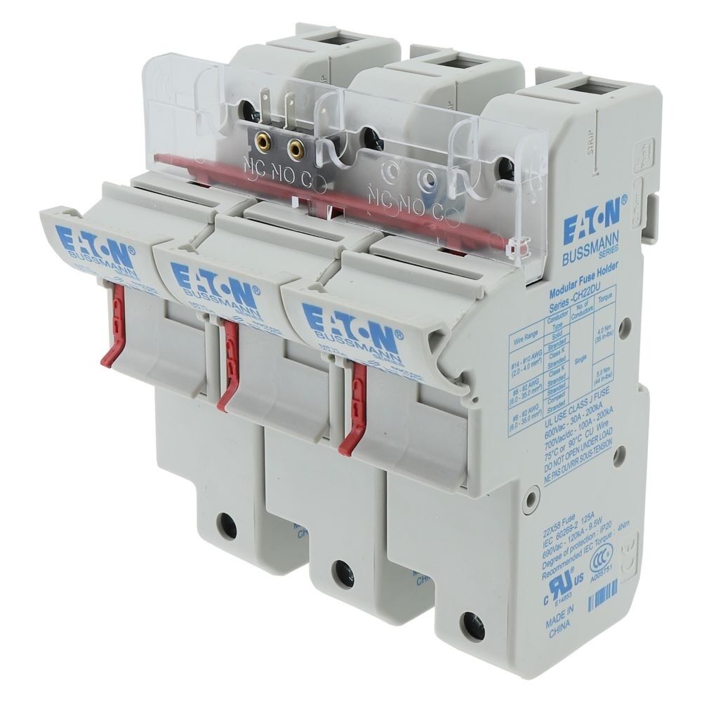 Eaton Sicherungshalter CH223DMSU-F Typ 3 POLE 22X58 MFH MICRO SWITCH