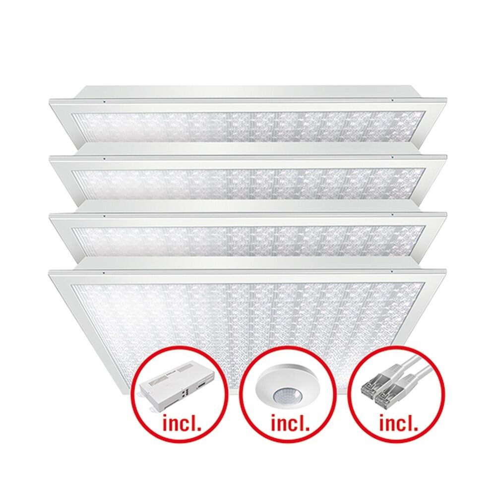 ESYLUX Lichtsystem EQ10132483 Typ QUADRO-SET CELINE-2 625 DDP TR 840 IR ELC