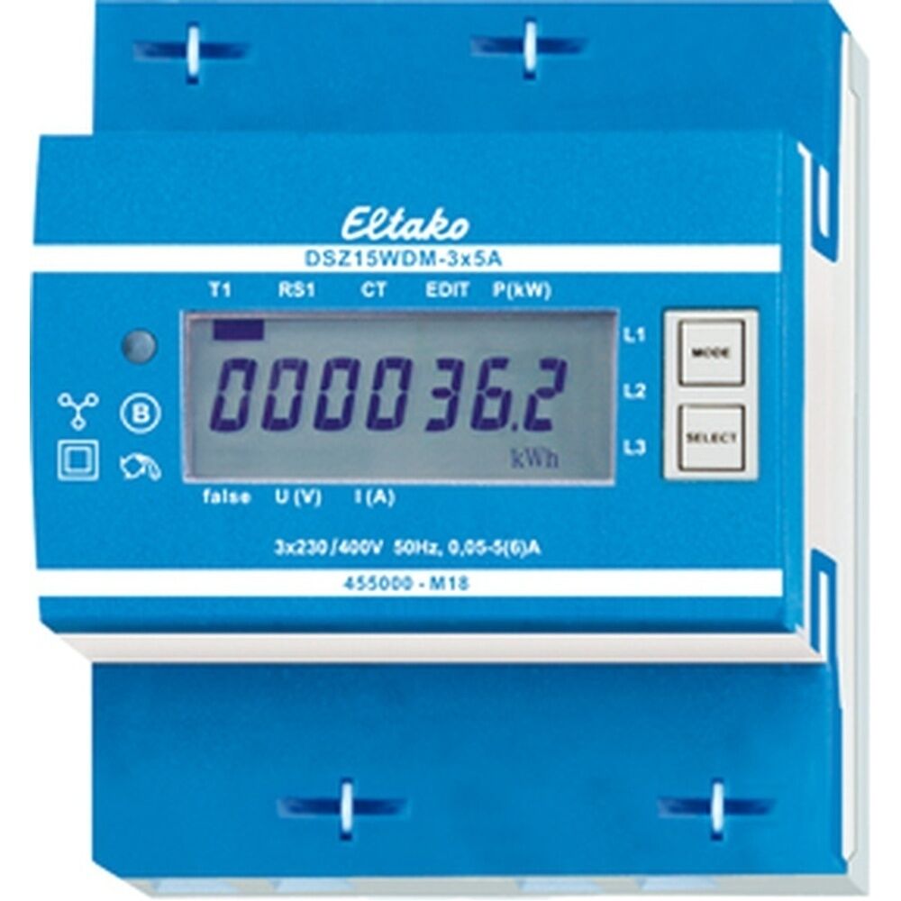 ELTAKO Drehstromzähler 28305515 Typ DSZ15WDM-3x5A MID