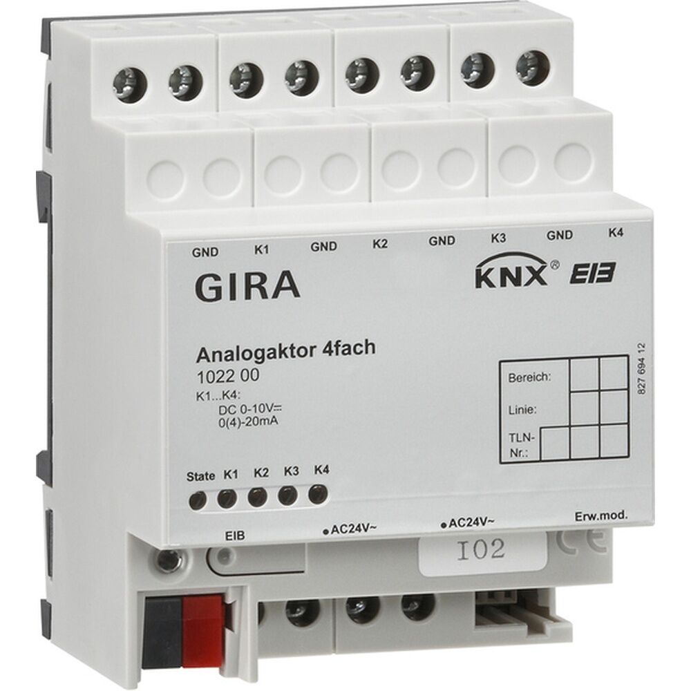 Gira Analogaktor 4fach 102200