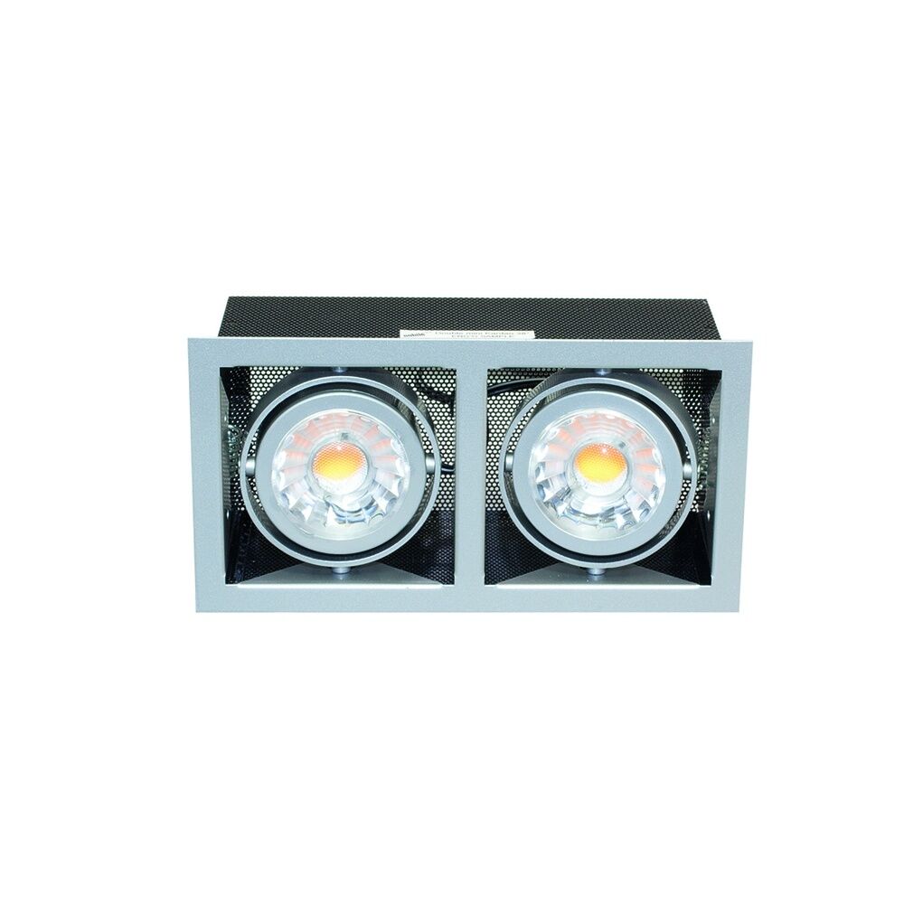 Nobile Decken Einbauleuchte 1740072011 Typ Mini Kardan E2 2x6,3W titan-matt