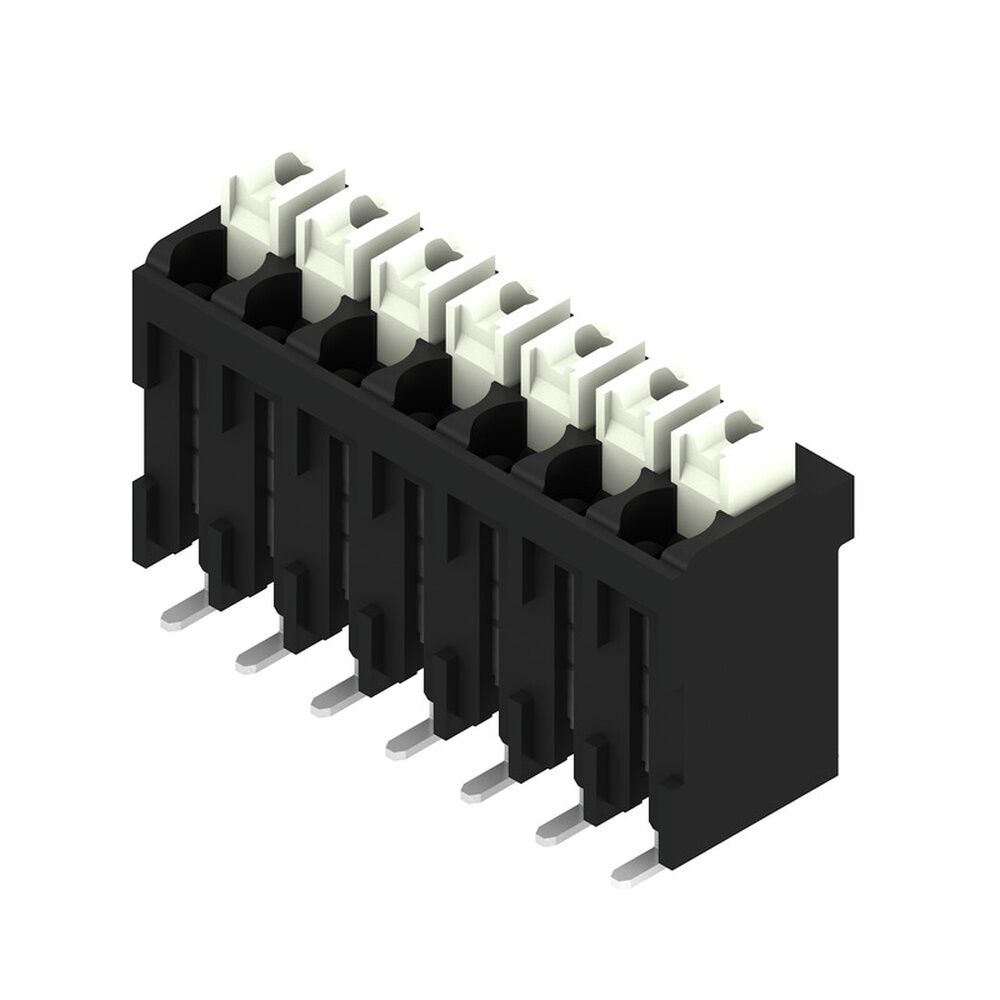 Weidmüller Leiterplattenklemme 1250420000 Typ LSF-SMD 3.50/07/180 SN BK RL