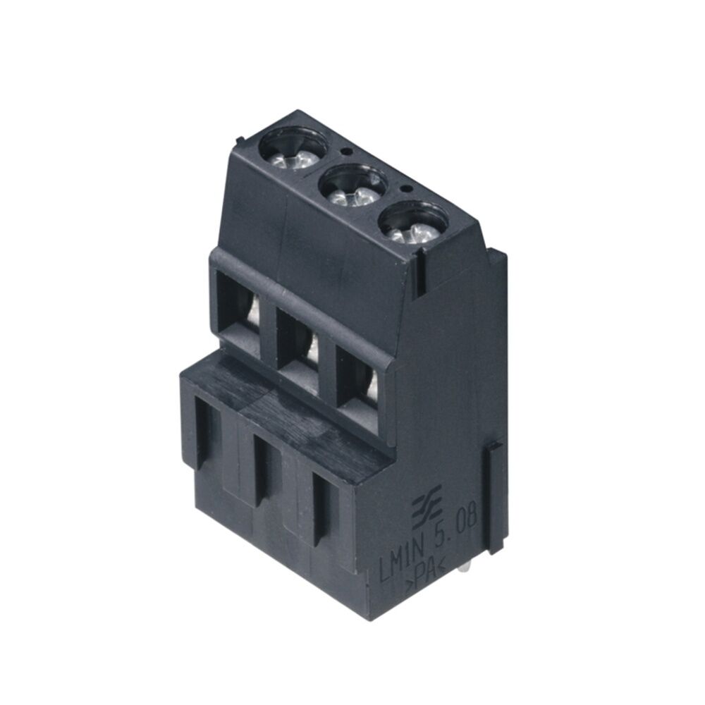 Weidmüller Leiterplattenklemme 1766330000 Typ LM1N 5.08/03/90 3.5SN BK BX