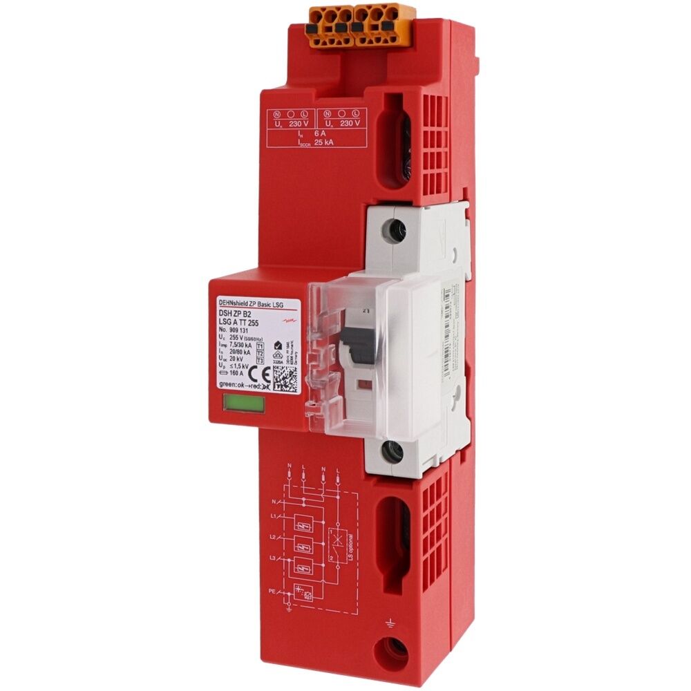 Dehn + Söhne Kombi Ableiter 909131 Typ DSH ZP B2 LSG A TT 255