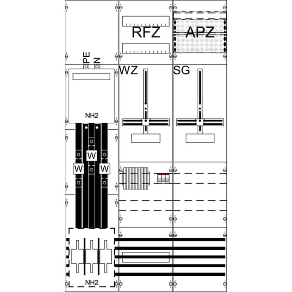 Striebel & John Komplettfeld 2CPX056203R9999 Typ WF39KK51UT