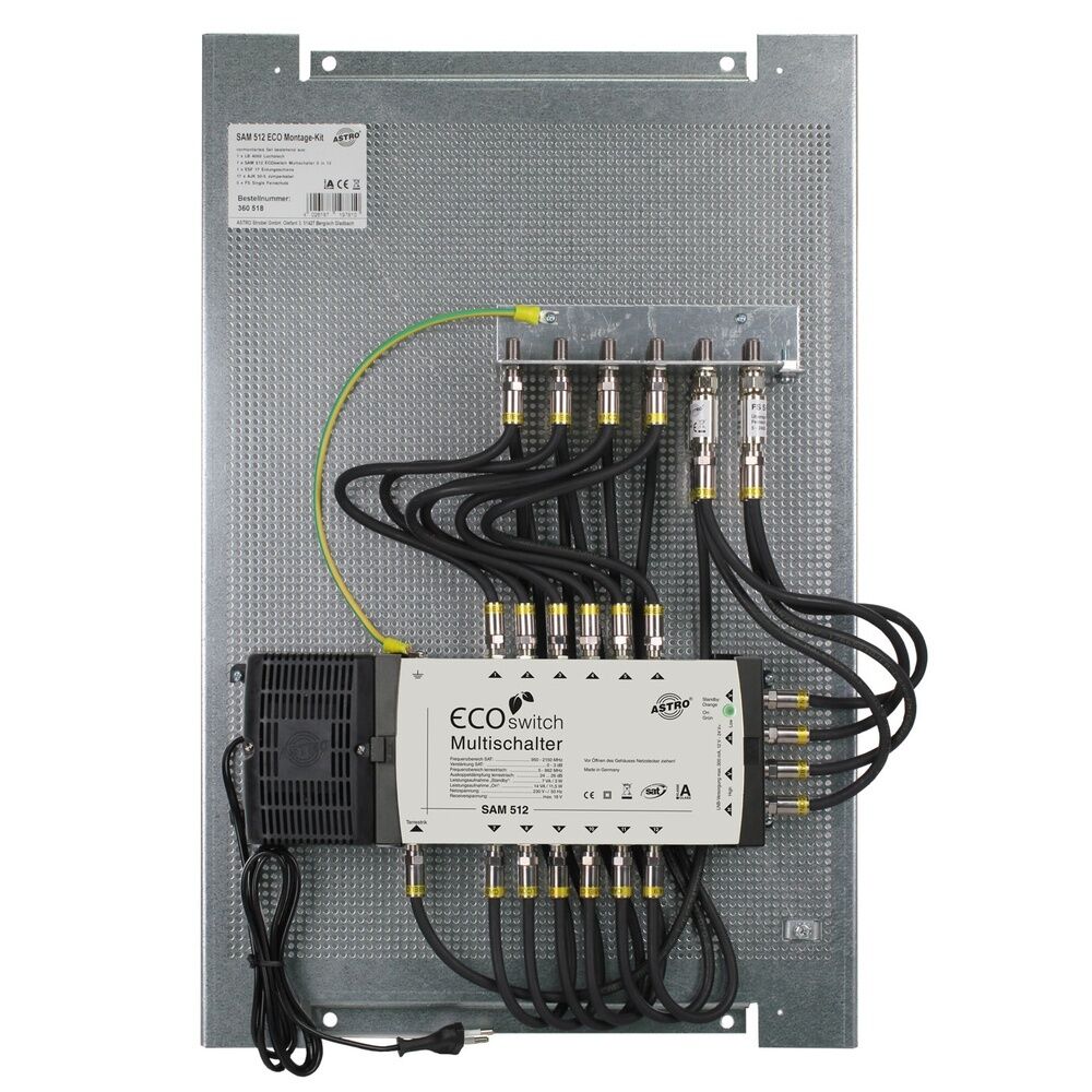 Astro Bit Vormontierter 5 in 12 Multischalter 00360518 Typ SAM 512 ECO Montage-Kit