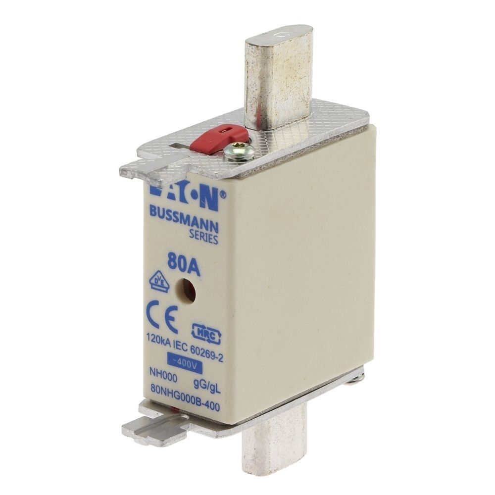 Eaton Sicherungseinsatz 80NHG000B-400 Typ BUSSMANN 80A 400V GG 000 80NHG000B-400