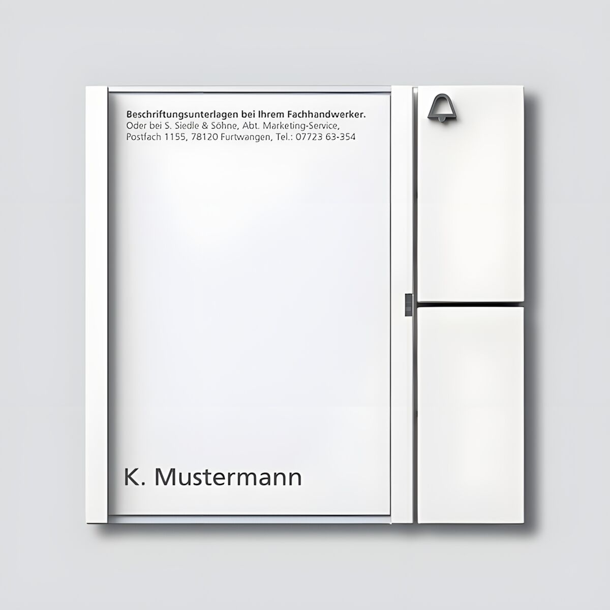 Siedle Tastenmodul 200035513-00 Typ TM 612-1 W