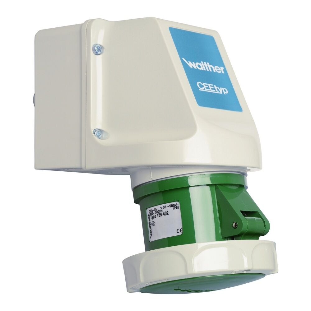 Walther-Werke Wasserdichte Wandsteckdose 139402
