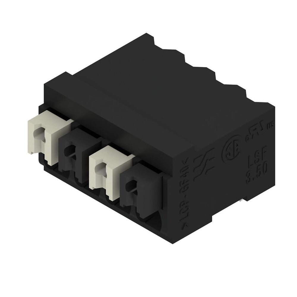 Weidmüller Leiterplattenklemme 2604120000 Typ LSF-SMT 3.50/04/90 1.5SN BK RL SO