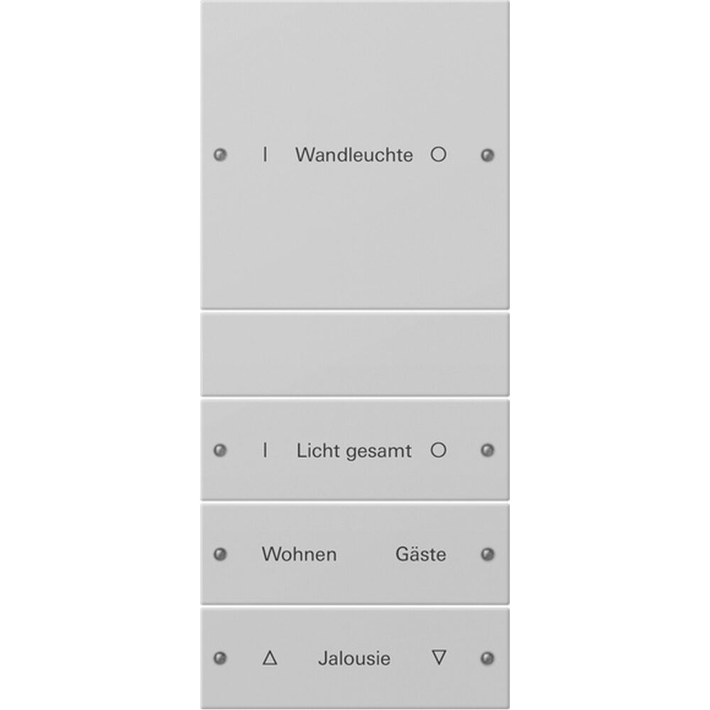 Gira Wippenset 4fach 2204015