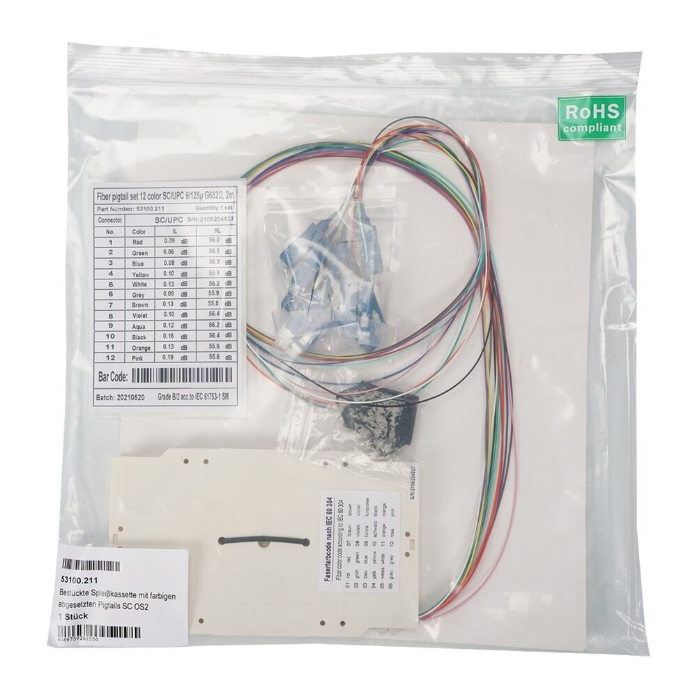 EFB Bestückte Spleißkassette 53100.211