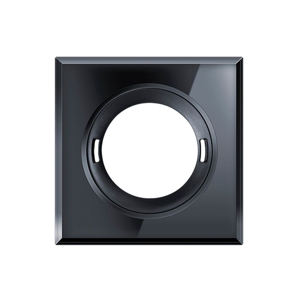 ESYLUX Abdeckung EP00007309 Typ Cover FLAT series GLASS SQUARE BLACK cover 