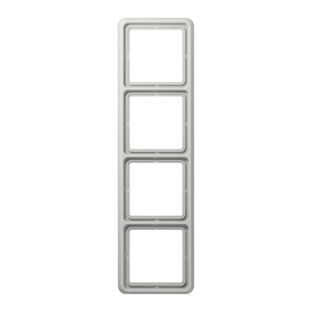 Jung Rahmen 4fach CD 584 WU LG