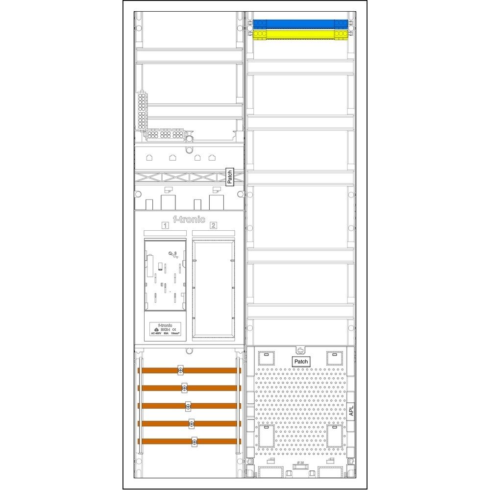 f-tronic Komplettschrank 7195051 Typ EHZ721APZODS