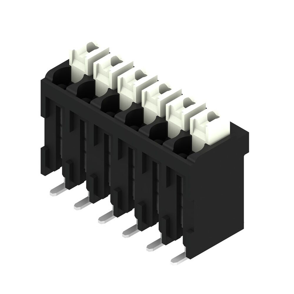 Weidmüller Leiterplattenklemme 1250410000 Typ LSF-SMD 3.50/06/180 SN BK RL
