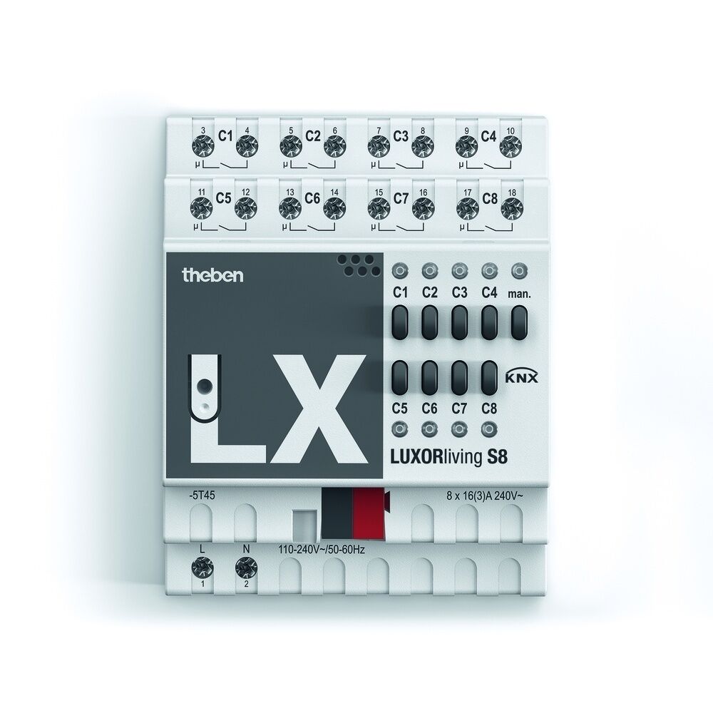 Theben Schaltaktor 4800425 Typ LUXORliving S8
