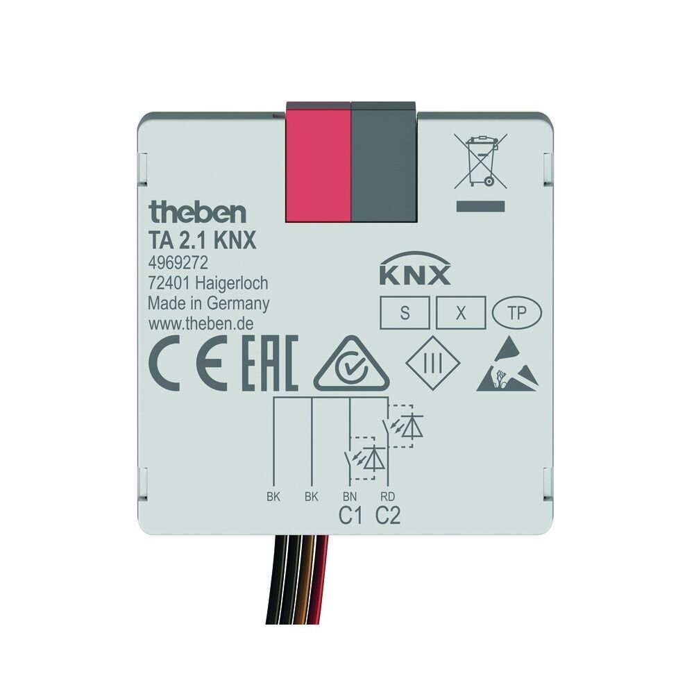 Theben KNX Tasterschnittstelle 4969272 Typ TA 2.1 KNX